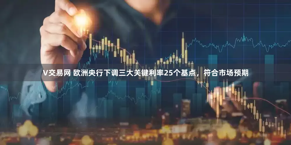 V交易网 欧洲央行下调三大关键利率25个基点，符合市场预期