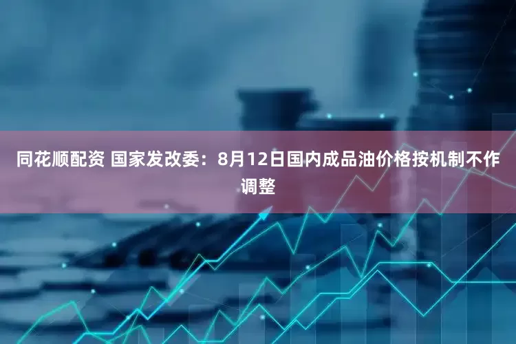 同花顺配资 国家发改委：8月12日国内成品油价格按机制不作调整